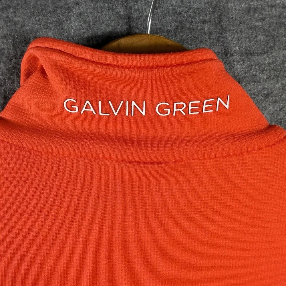 Galvin Green Insula Technology Full Zip Jacket Size XL Orange White Golf Light
